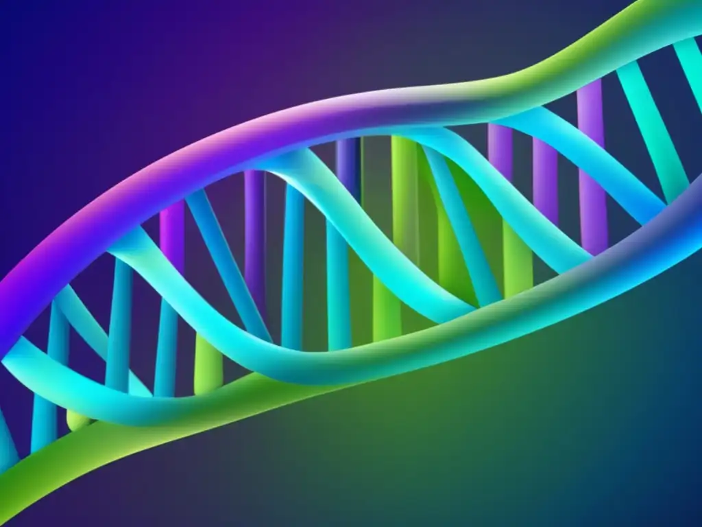 Farmacogenómica en enfermedades autoinmunes: Helix de ADN en colores vibrantes