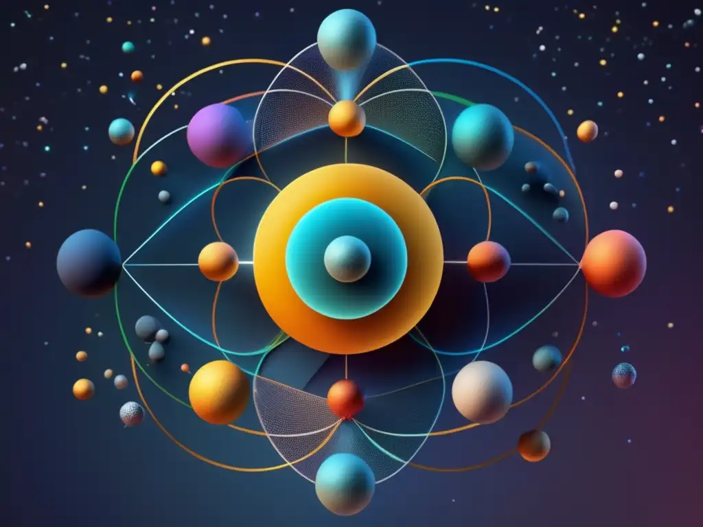 Imagen 8k del Modelo Estándar de Partículas: Quarks, leptones, bosones y sus interacciones