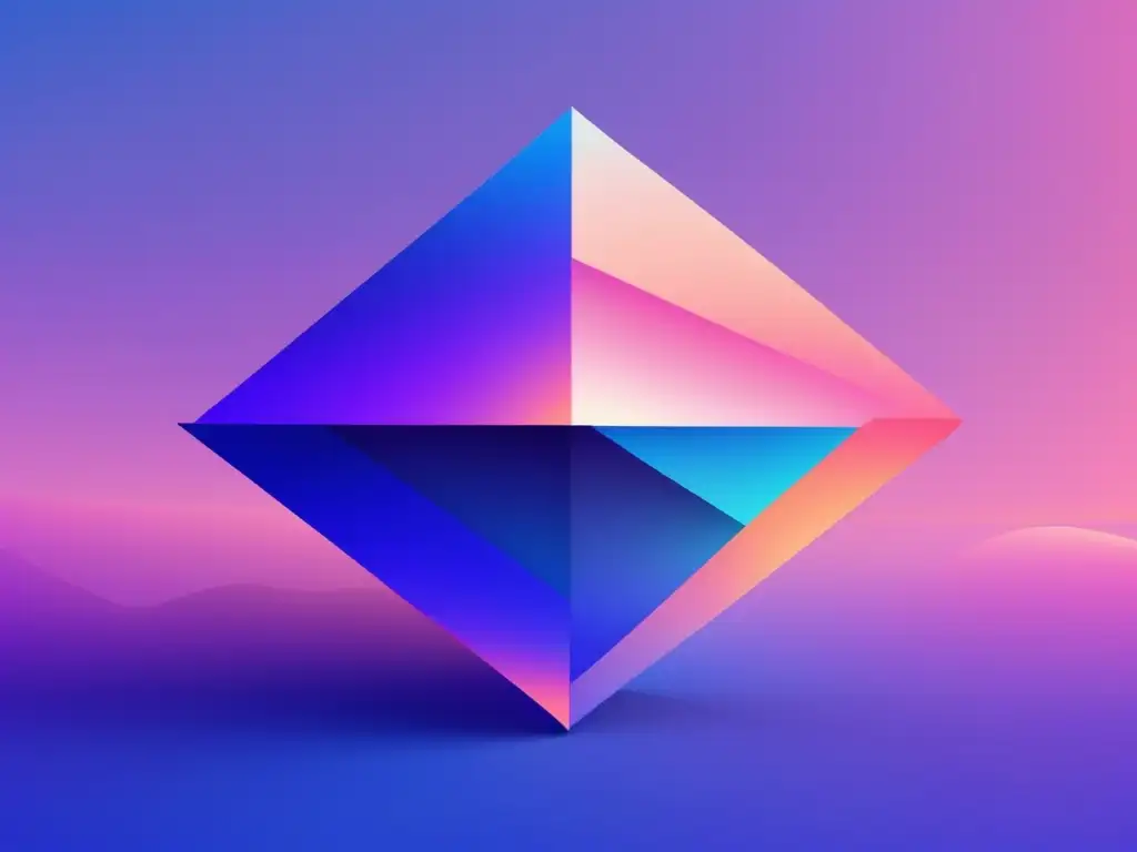 Promesa de un futuro saludable sin enfermedades, imagen abstracta de colores vibrantes y formas geométricas