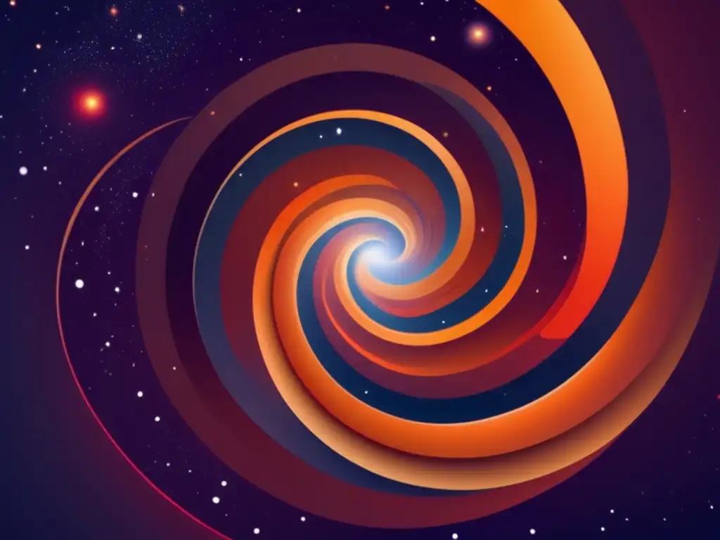 Importancia del color en galaxias: espiral roja y naranja