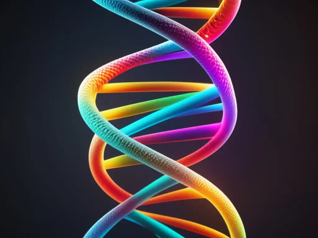 Arte genético y terapia genética: belleza y complejidad Terapia génica e ingeniería genética en una impactante imagen 8k que muestra la belleza de la manipulación genética y su potencial