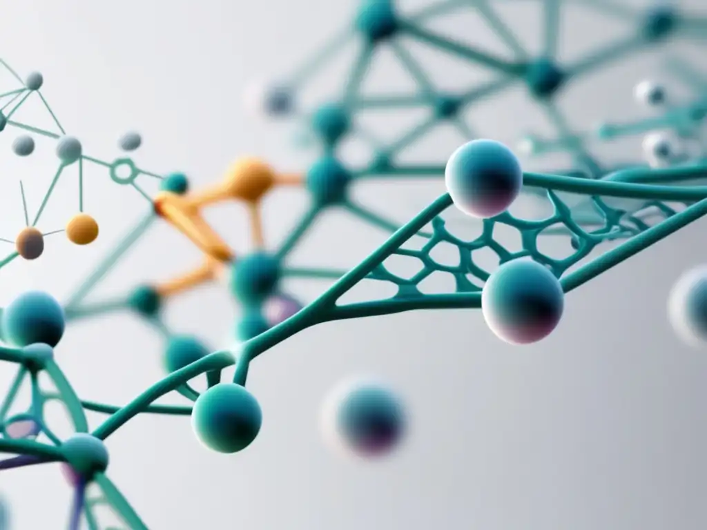 Ingeniería genética y cambio climático: Imagen abstracta 8k de proceso genético con líneas, formas y colores vibrantes