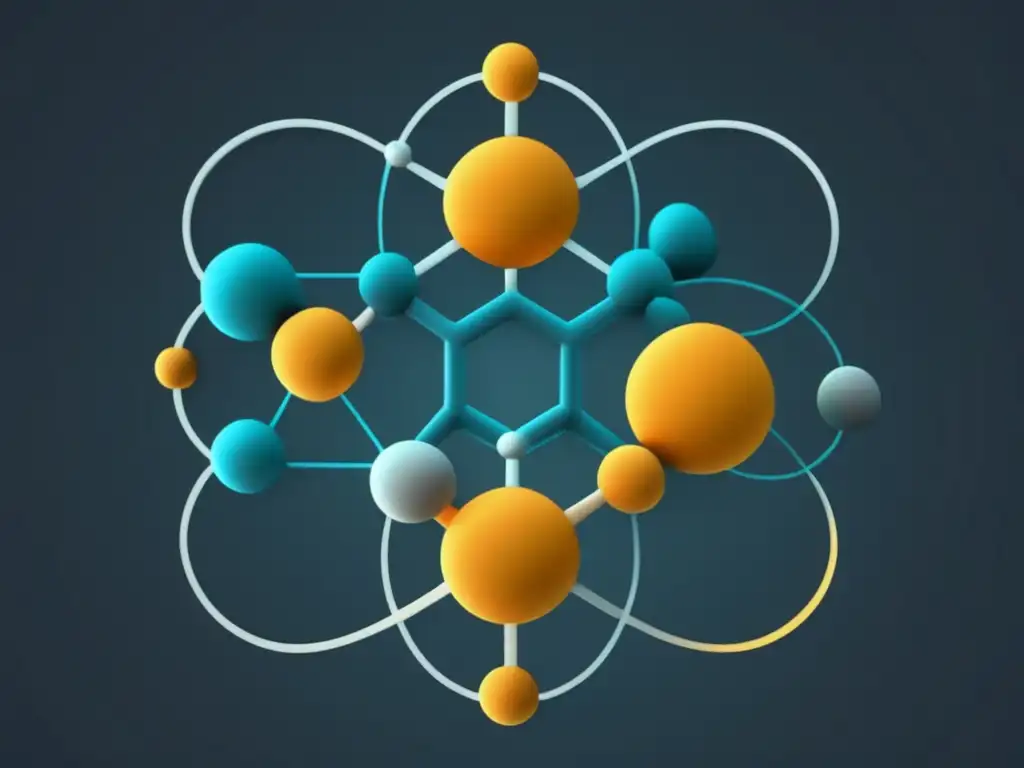 Estructura y propiedades de alquenos - Grupos funcionales química orgánica - Imagen abstracta minimalista