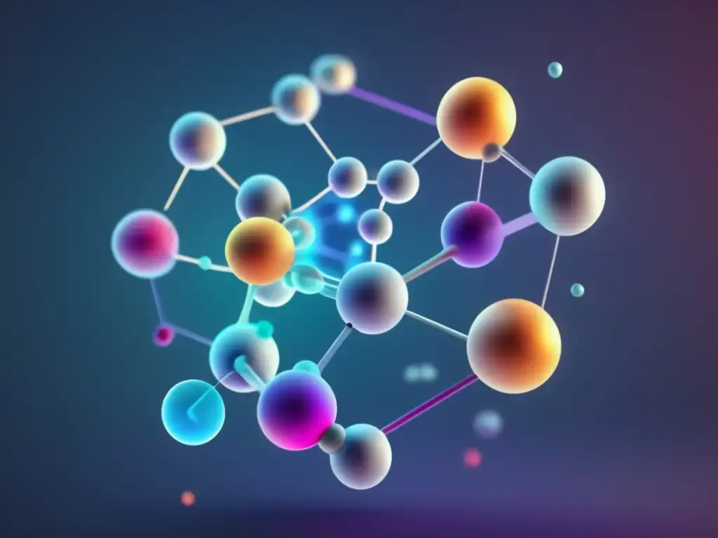 Diseño fármacos científicos: Estructura molecular innovadora y precisa, simbolizando avances en la industria farmacéutica