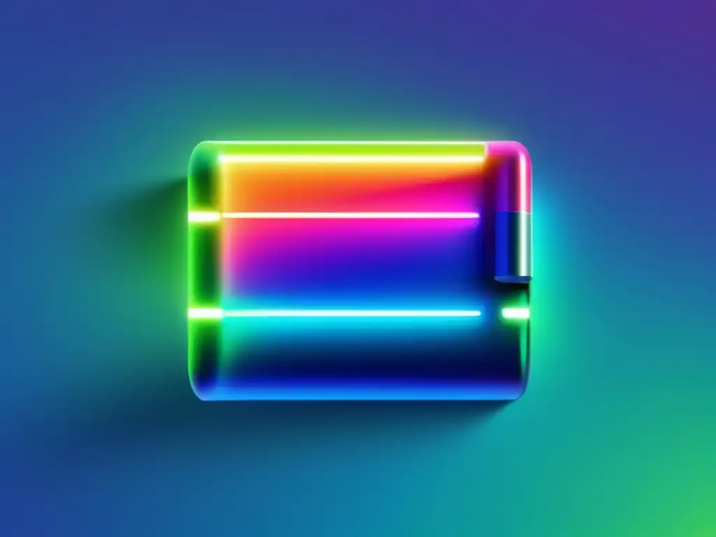 Nanotecnología revoluciona baterías Nanotecnología en baterías eficientes - Representación abstracta minimalista de la importancia de la nanotecnología en baterías poderosas y eficientes