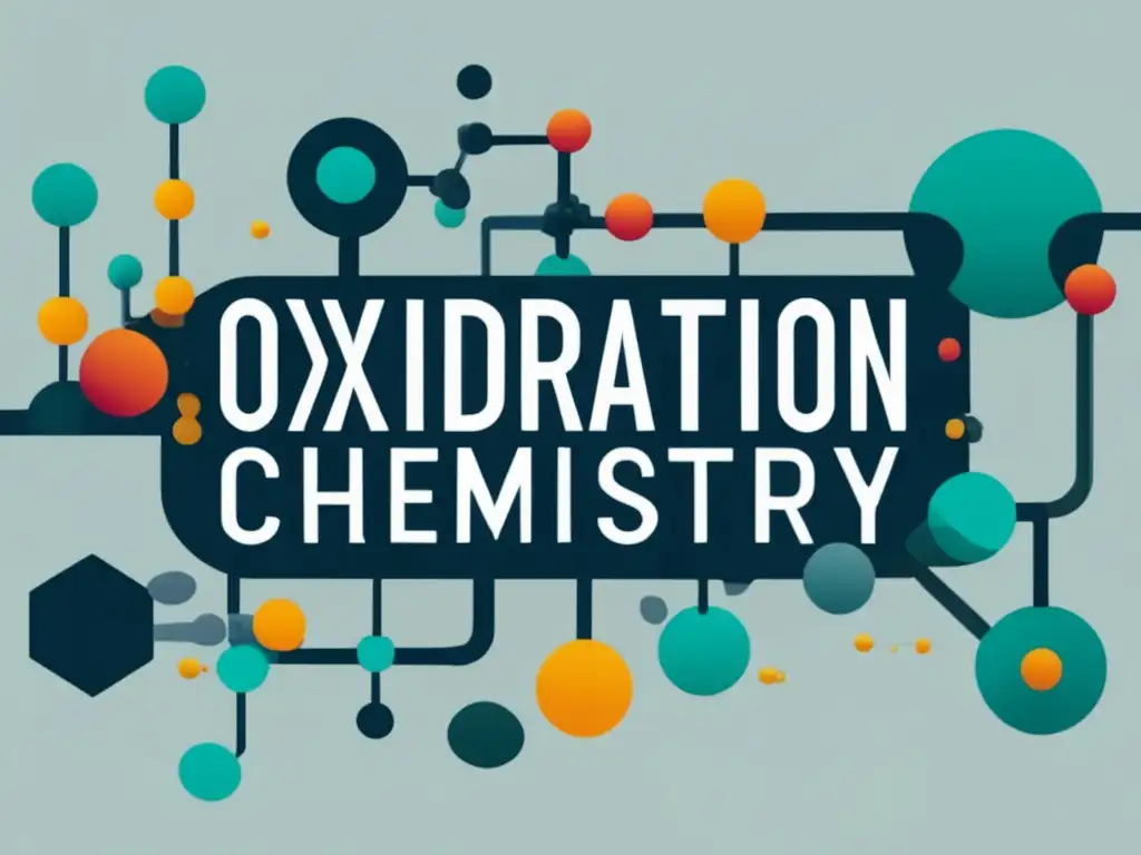 Importancia de la oxidación y reducción en química inorgánica: Imagen detallada y colorida de reacciones redox industriales