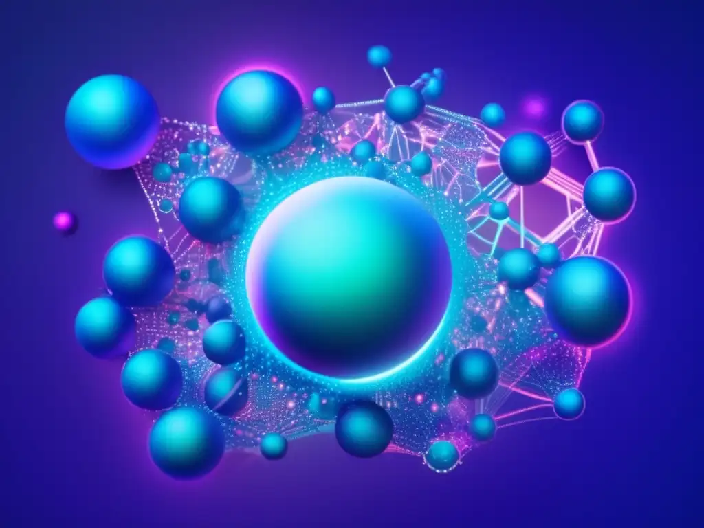 Imagen abstracta de líneas azules y verdes interconectadas que representan la transcriptómica en investigación de cáncer