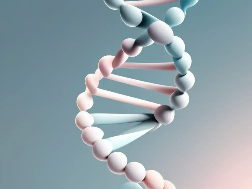 Imagen: ADN en espiral, colores pastel y ciencia (Farmacogenética en terapia hormonal reemplazo)