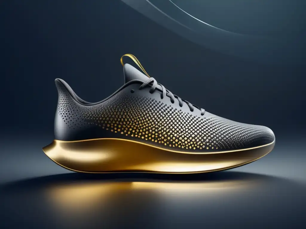 Beneficios de la nanotecnología deportiva: zapato deportivo con patrones de nanotecnología para mejorar el rendimiento