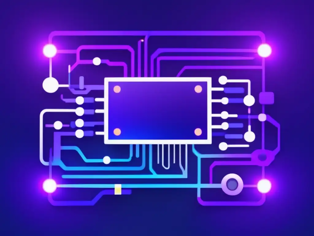 Importancia electromagnetismo en computación: onda electromagnética interaccionando con componentes electrónicos