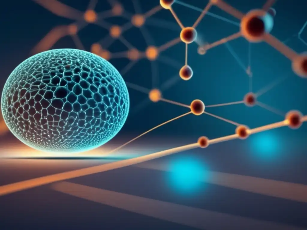 Conexiones Fotoquímica Biología: Imagen abstracta que representa la intersección vibrante entre la fotoquímica y la biología