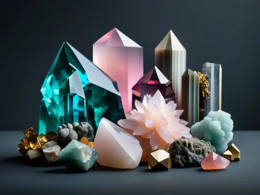 Formación de minerales: proceso y colores -