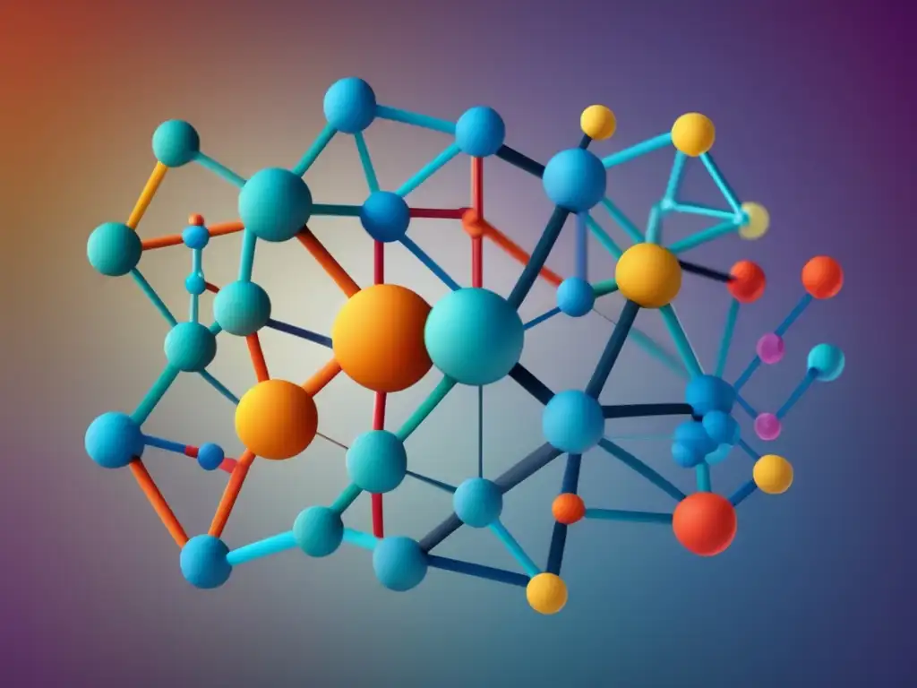 Un complejo entramado molecular que representa avances en la epidemiología moderna de enfermedades