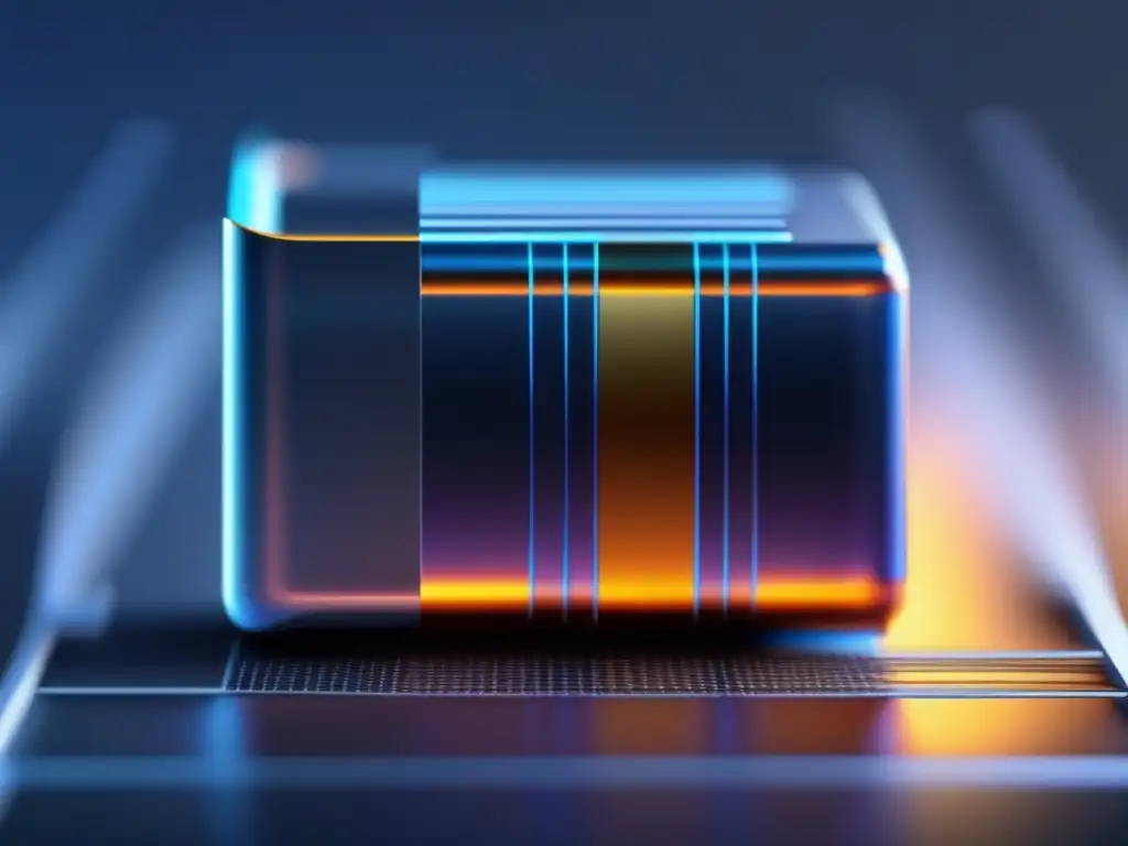 Batería de nanotecnología y producción Nanotecnología en baterías eficientes: estructura detallada y abstracta con colores frescos, simbolizando retos y beneficios