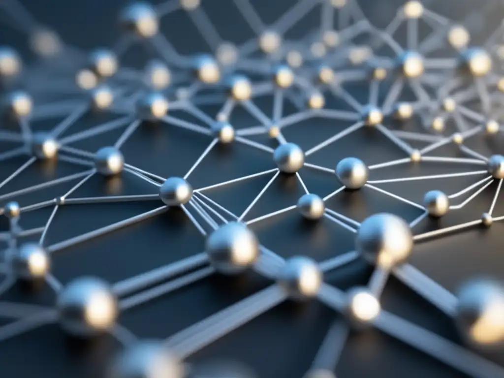 Ultadetalle 8k de circuitos nanoelectrónicos, representación abstracta minimalista