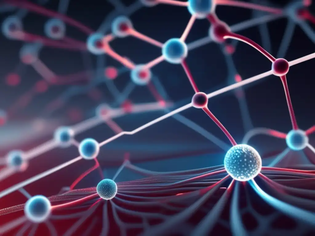 Nanorobots en red de vasos sanguíneos, ilustrando nanotecnología aplicada en Medicina Moderna