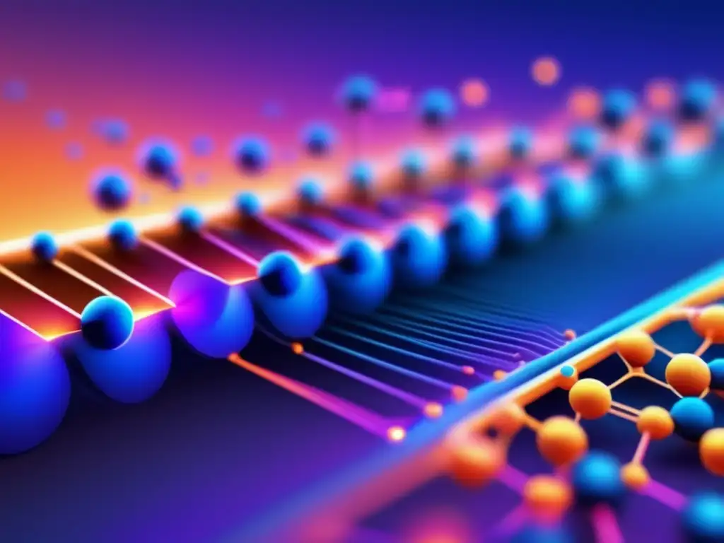Nanotecnología en baterías Imagen de nanotecnología en baterías eficientes con detalles ultradetallados y colores vibrantes