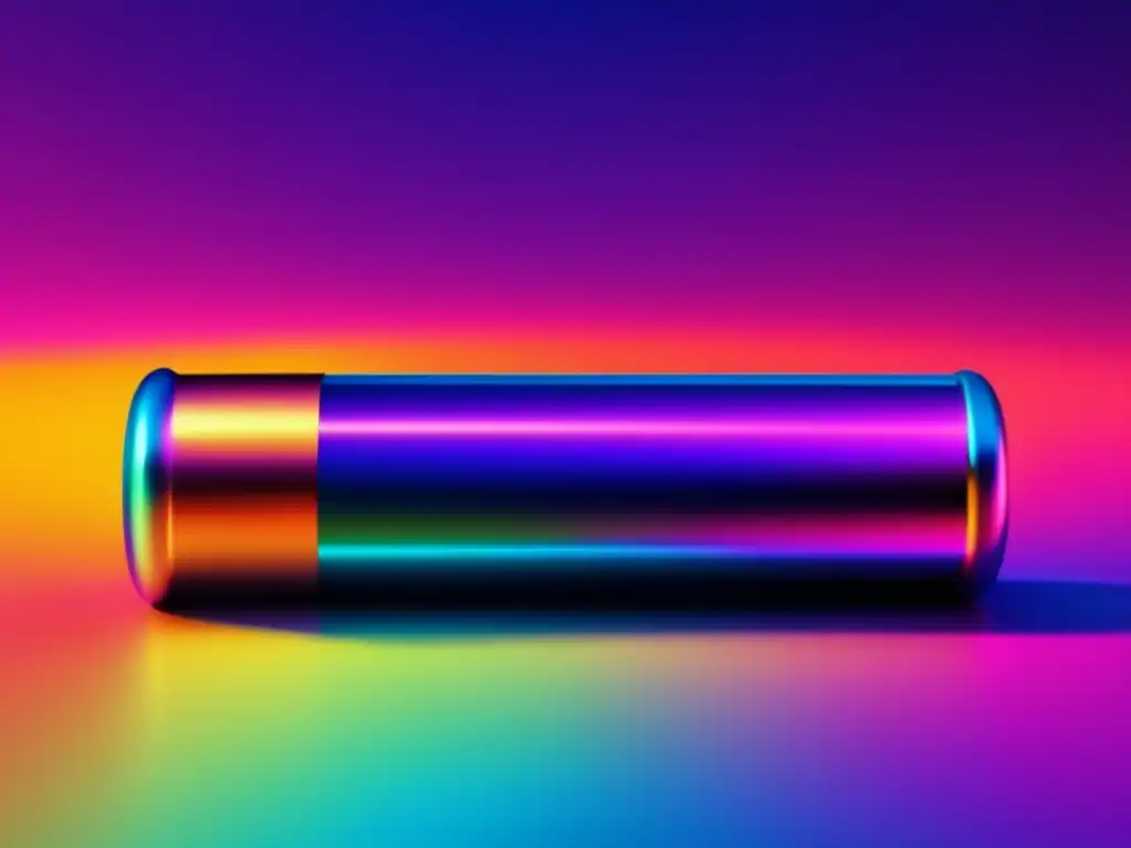 Nanotecnología en baterías eficientes Nanotecnología en baterías eficientes: representación abstracta y minimalista de nanotecnología en célula de batería con estructuras nanométricas interconectadas