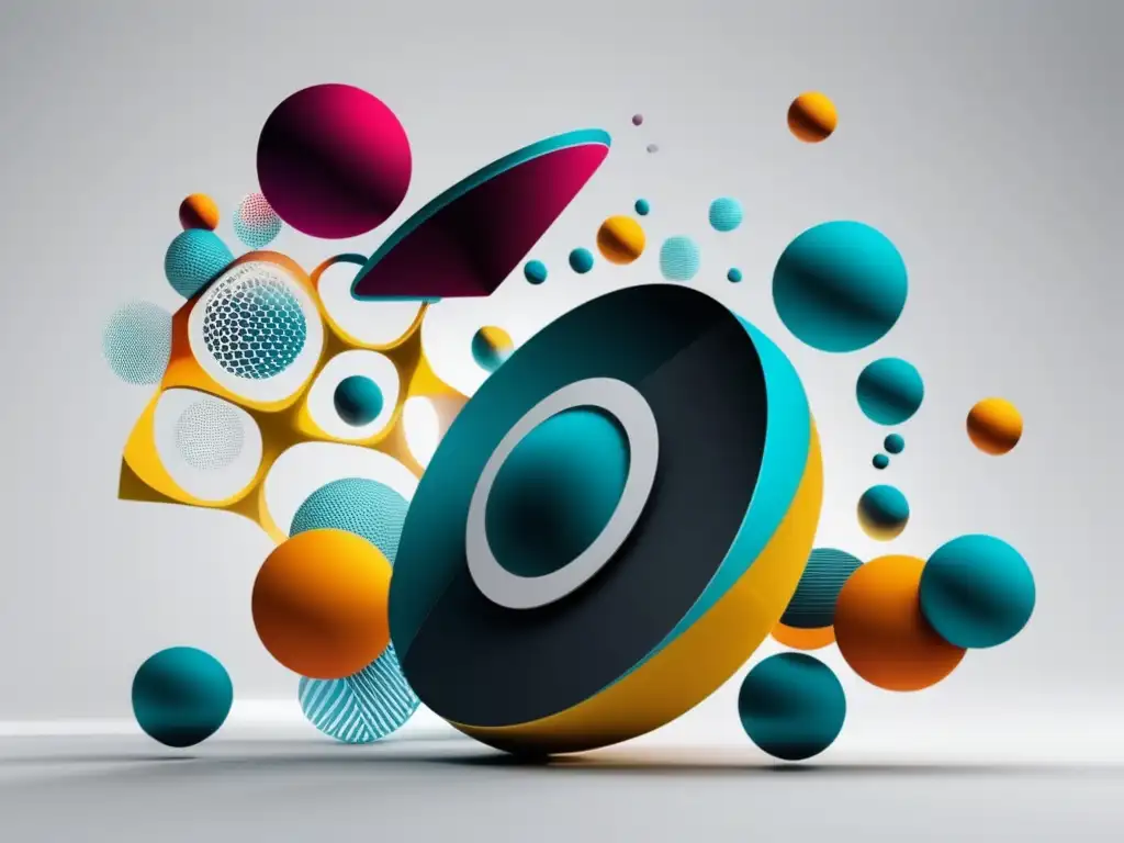 Beneficios nanotecnología deportiva: ilustración abstracta de nanotecnología en el deporte