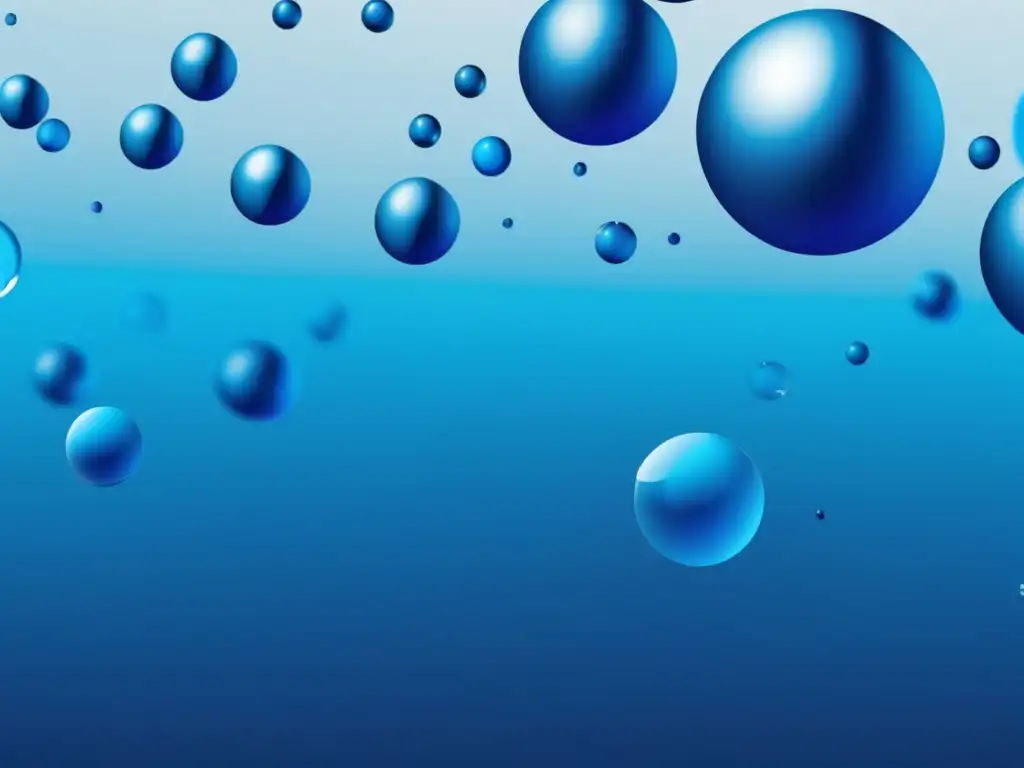 Nanotecnología para la crisis del agua: representación abstracta y minimalista de la utilización de nanotecnología en la gestión del agua