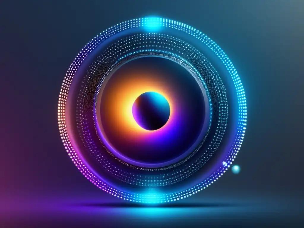 Importancia de la nanotecnología en la IA: imagen 8k detallada que fusiona nanotecnología y inteligencia artificial