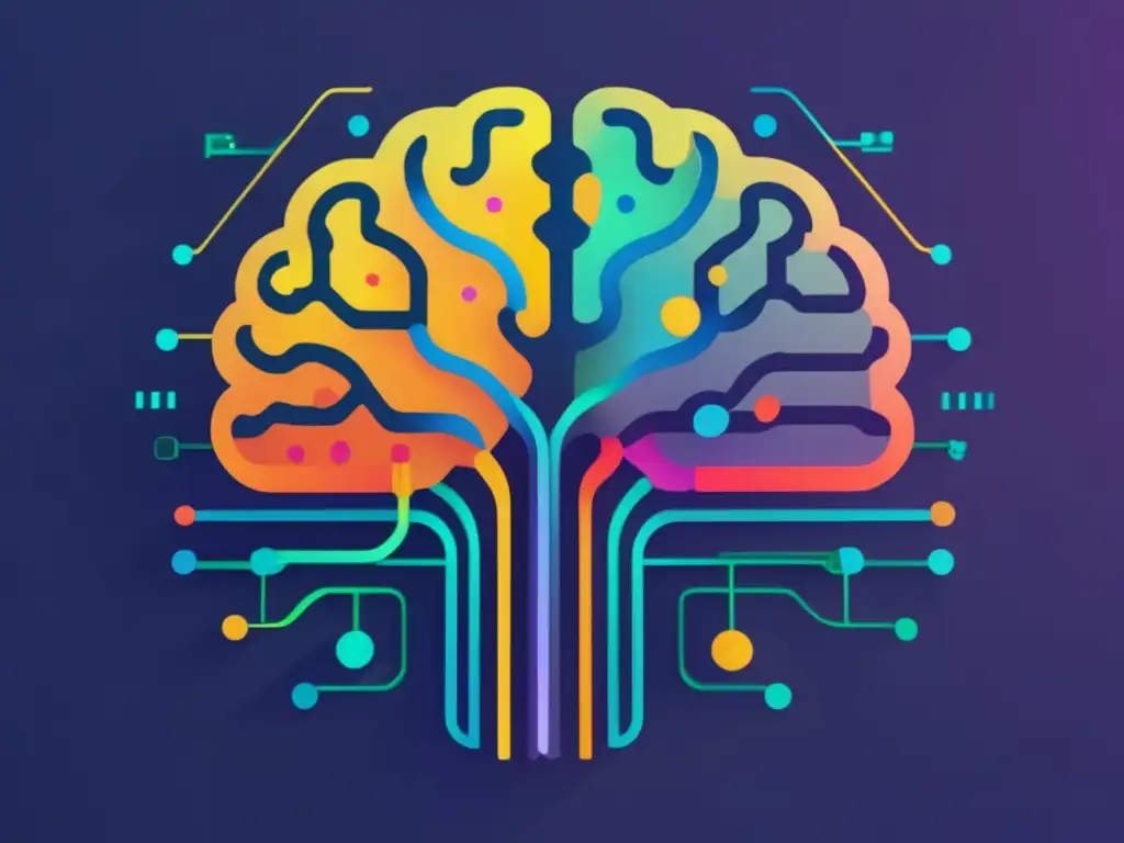 Imagen abstracta del cerebro, simbolizando la neurobiología y la búsqueda de la cura del Alzheimer