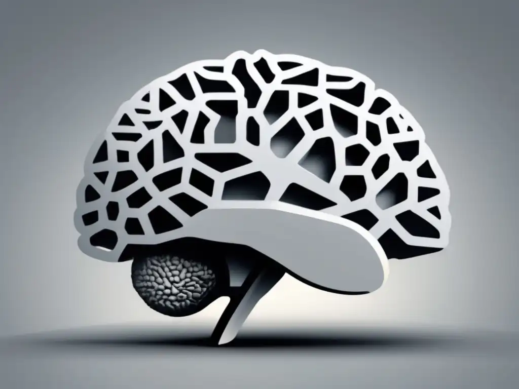 Neurociencia Computacional: Representación minimalista y abstracta de un cerebro con redes neuronales interconectadas