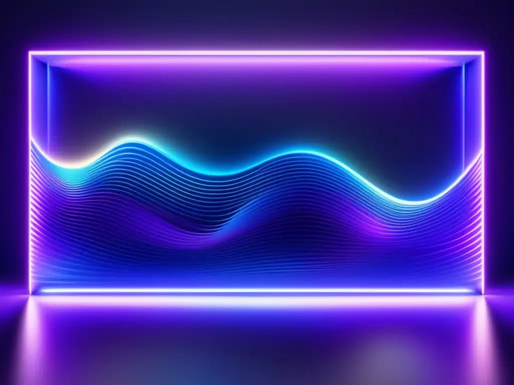 Importancia electromagnetismo en física: imagen 8k ultradetallada de ondas electromagnéticas en danza