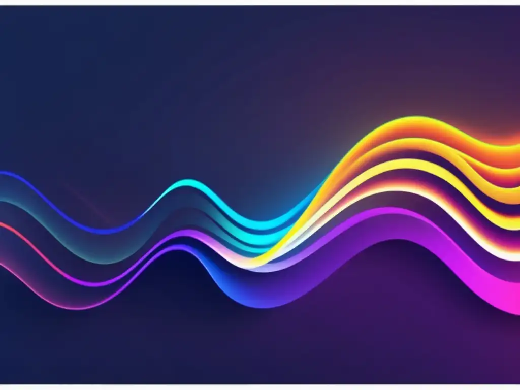 Técnicas de medición del electromagnetismo: Onda vibrante que representa energía electromagnética