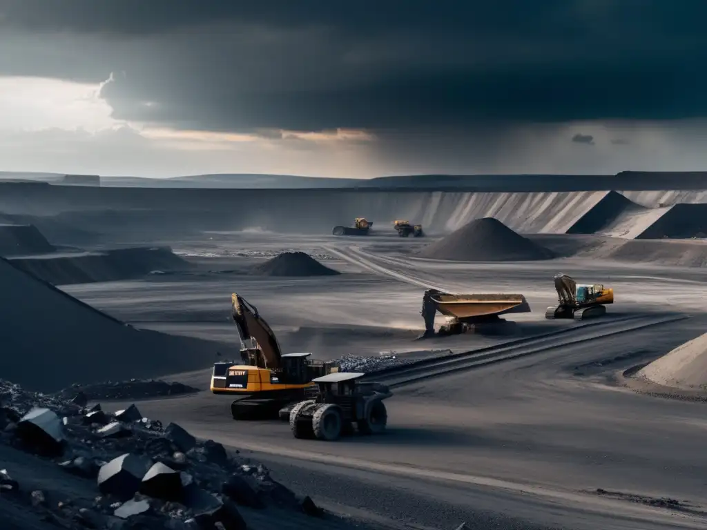 Paisaje desolado por la minería: Desafío de la minería sostenible