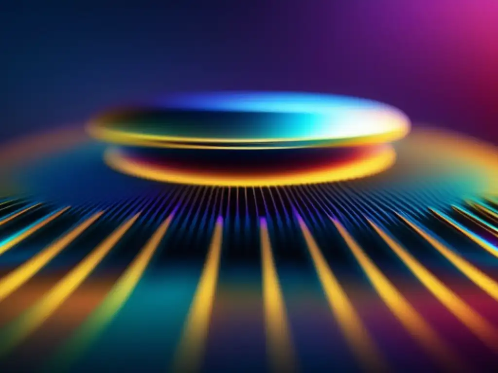 Fotónica en materiales avanzados: vibrante imagen 8k ultradetallada, reflejo de propiedades y aplicaciones de la fotónica en materiales avanzados