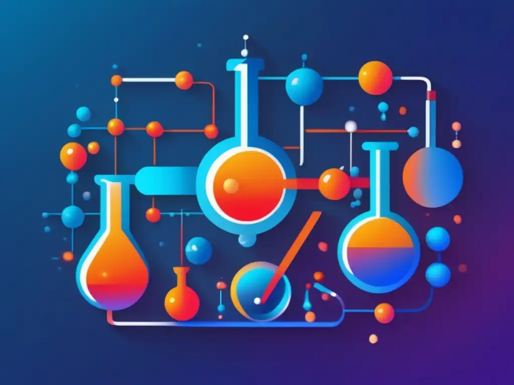 Química inorgánica en la vida diaria: impresionante representación abstracta de aplicaciones prácticas