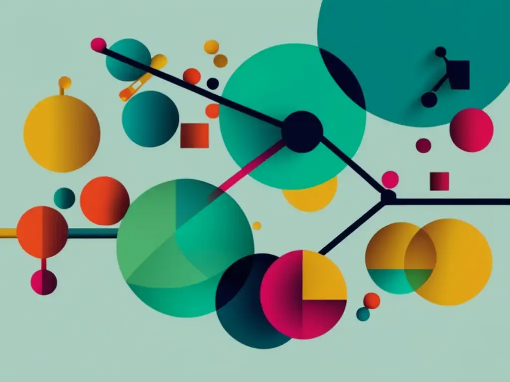 Importancia de la química inorgánica en la tecnología- Formas geométricas vibrantes que representan su papel esencial y aplicaciones innovadoras