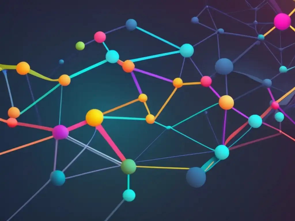 Ciencia de Datos en Minería Biológica: Imagen abstracta y minimalista que representa las conexiones y relaciones en los datos biológicos