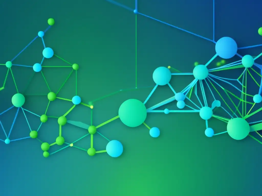 Red de biomedicina en 8k Biomedicina: Beneficios en fármacos, imagen abstracta 8K de líneas y formas en azul y verde