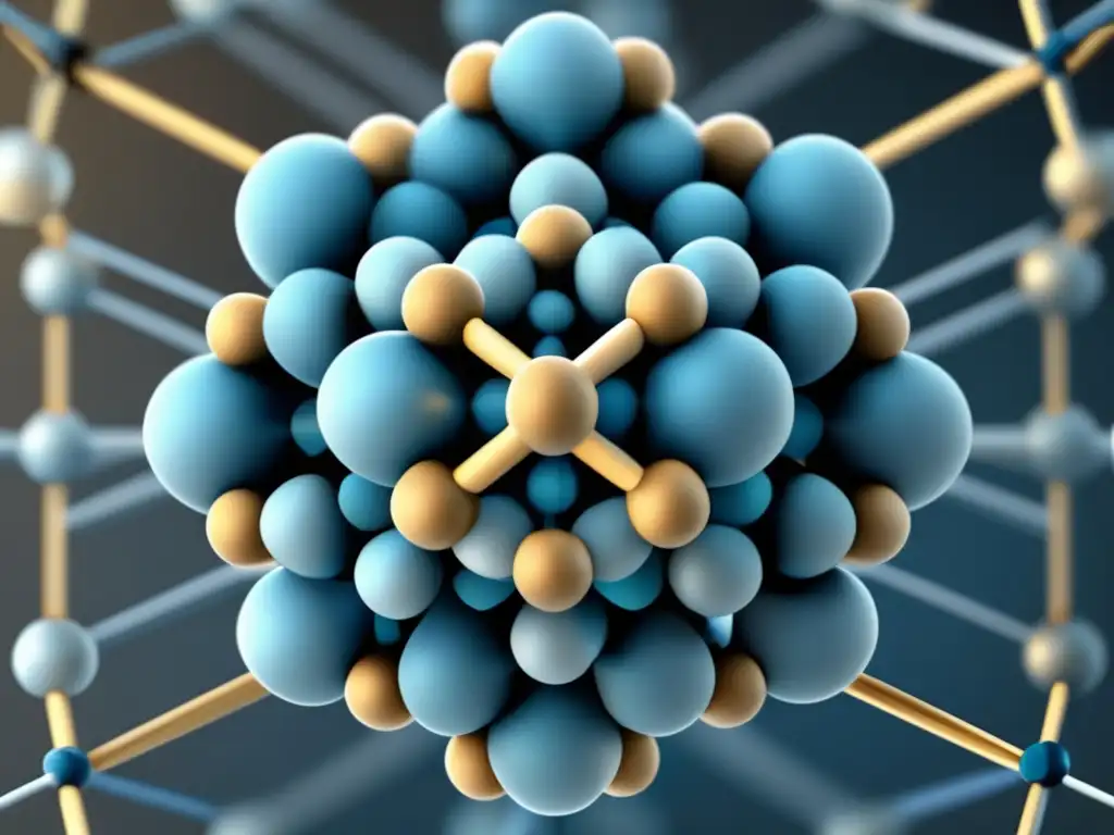 Belleza microscópica de minerales: estructura cristalina en detalle, con colores minimalistas y patrones geométricos