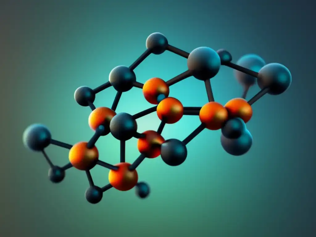 Importancia Química Orgánica: Red vibrante de átomos de carbono, símbolo de la elegancia y complejidad de la química orgánica