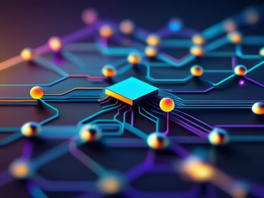 Guía completa de nanoelectrónica: imagen fascinante y minimalista que muestra el mundo intricado de la nanoelectrónica