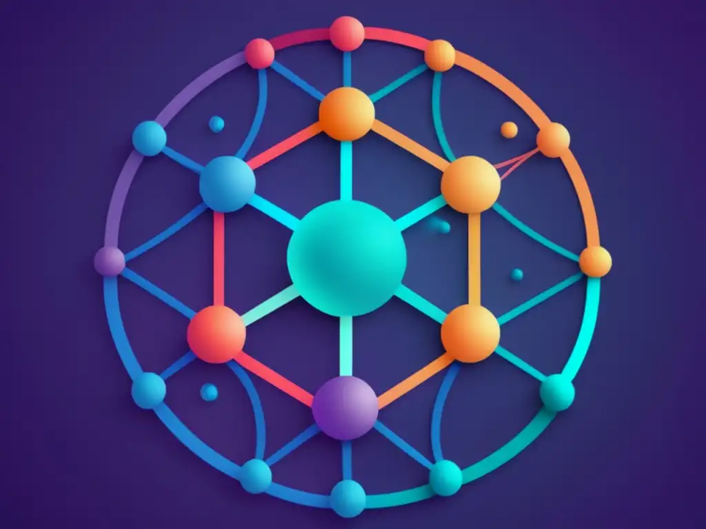 Representación abstracta y colorida del sistema inmunológico, resaltando la importancia de la Ciencia de Datos en la inmunología