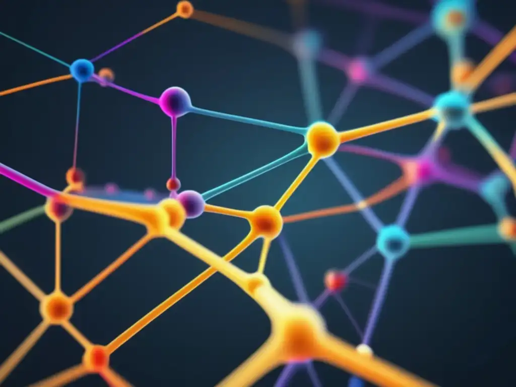 Avances en Bioinformática para neurociencias: Imagen ultradetallada en 8k con estilo minimalista y abstracto de una Red Cerebral