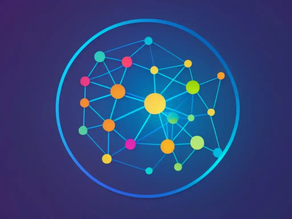 Redes neuronales biomédicas avanzadas Avances en diagnósticos médicos con biomedicina: red abstracta de líneas y nodos, simbolizando la innovación y conexión en investigación biomédica