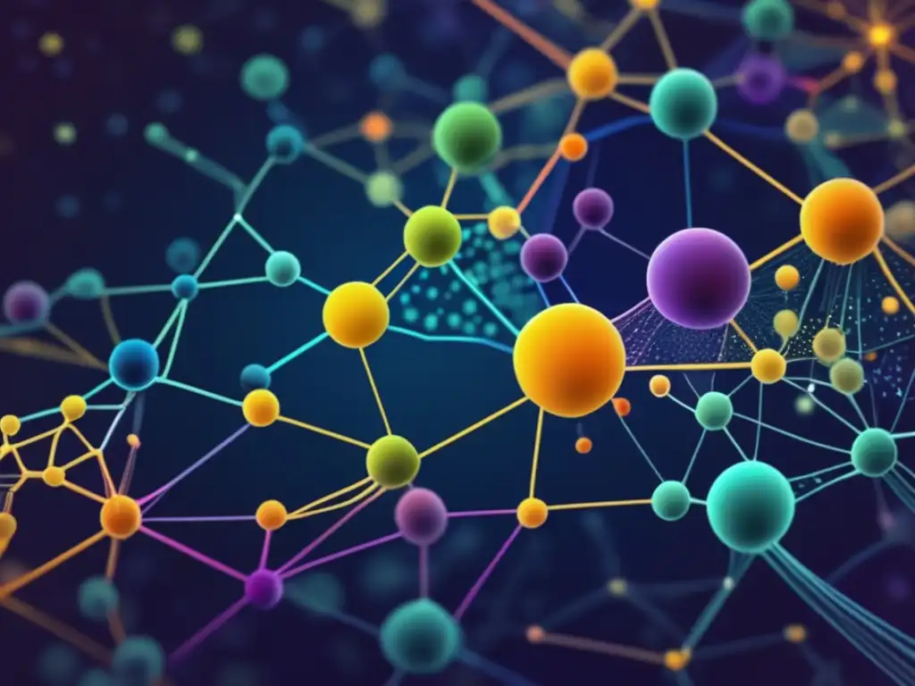 Aplicaciones Ciencia Datos en Biología Celular: Imagen abstracta y minimalista con estructuras celulares y visualización de datos