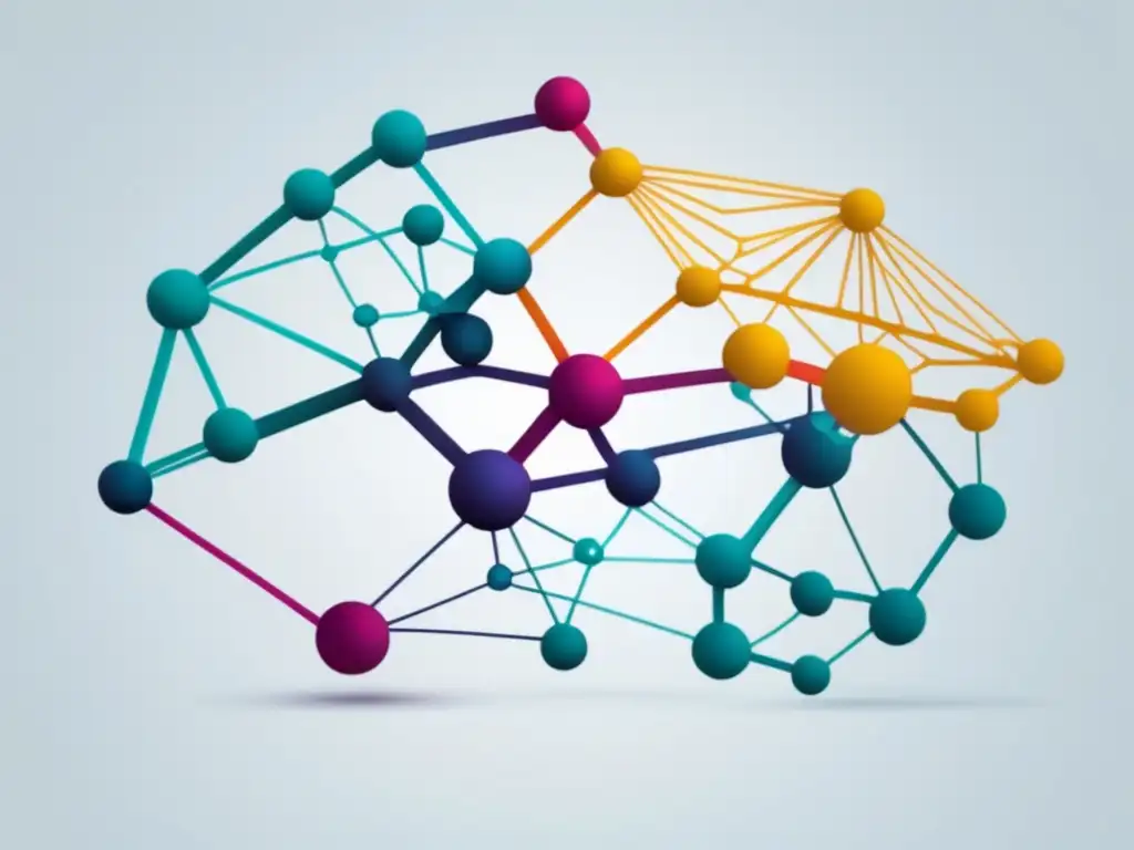 Bioinformática en enfermedades infecciosas: Red abstracta que representa la complejidad de datos genéticos y su análisis