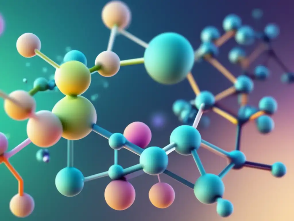 Importancia de la Química Orgánica en la Bioquímica: Representación abstracta 8k de la conexión molecular entre ambas disciplinas