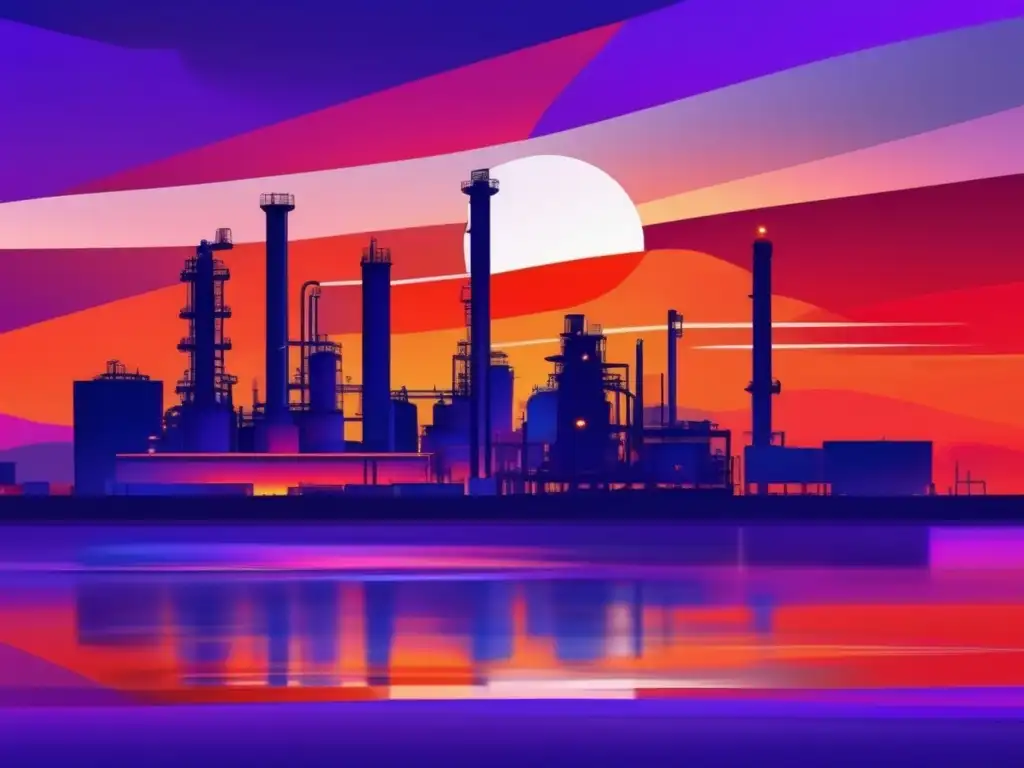 Refinería de petróleo, química orgánica e industria petrolera