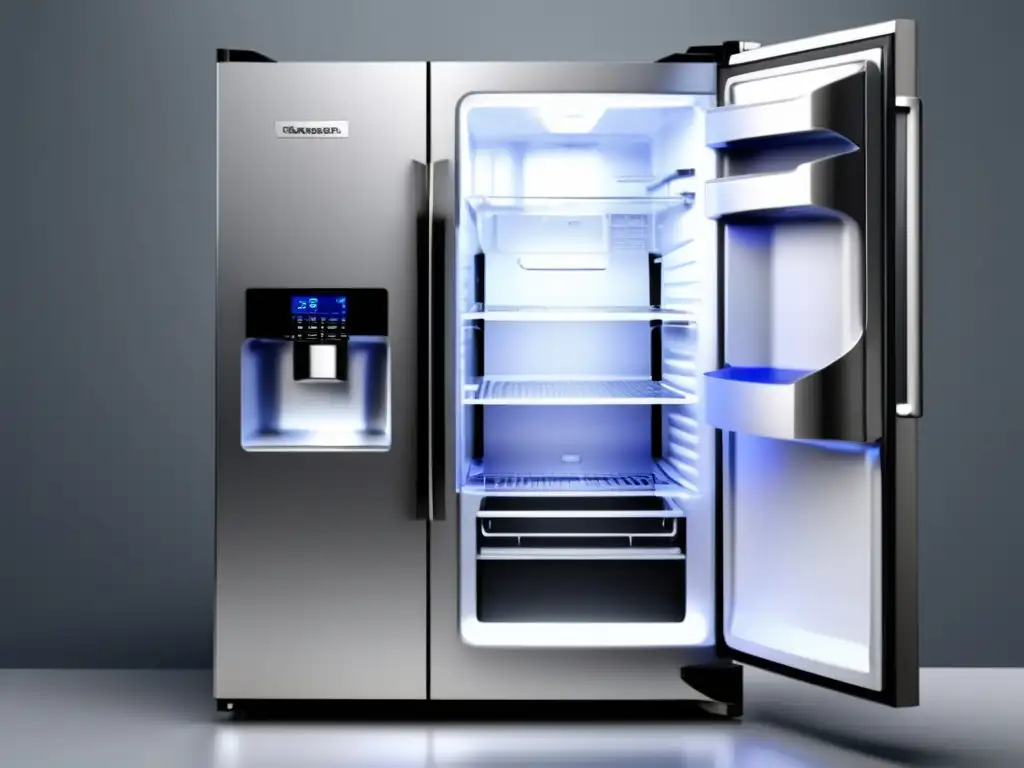 Detalles internos de una nevera: Funcionamiento de la refrigeración doméstica