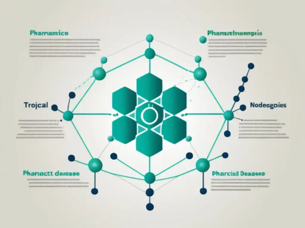 Farmacogenómica en enfermedades tropicales: Red de información genética y vías de respuesta en un diseño minimalista en tonos azules y verdes