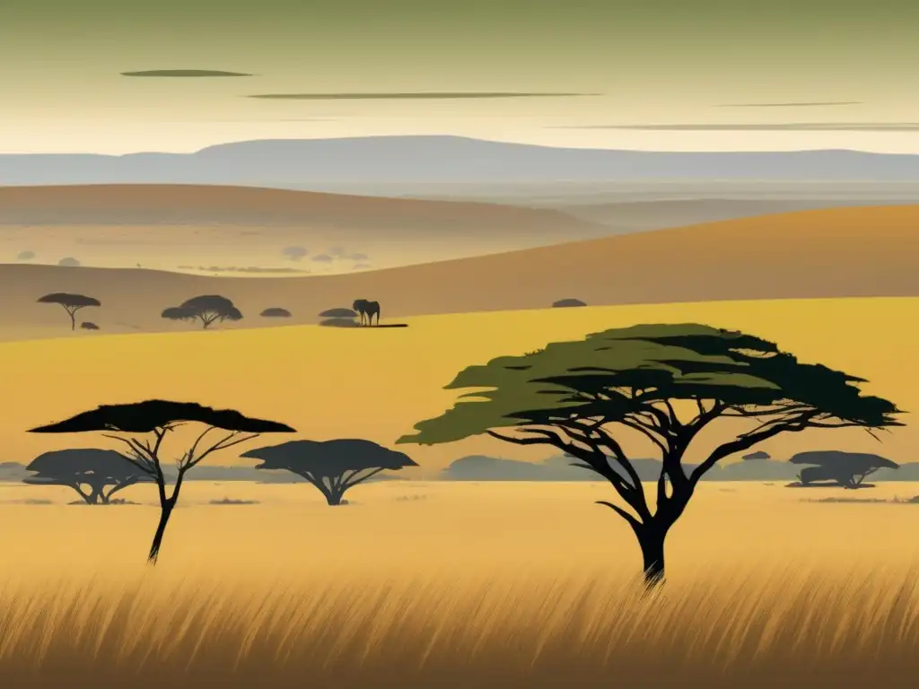 Paisaje sabana africana: Conceptos científicos