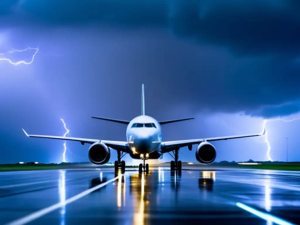 Aeropuerto en tormenta: Importancia meteorología aviación