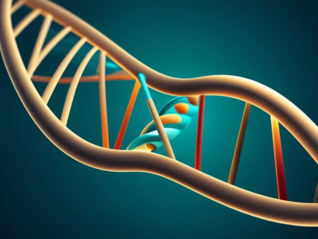 Importancia de la Transcriptómica en la Expresión Génica: Imagen abstracta de ADN en alta resolución